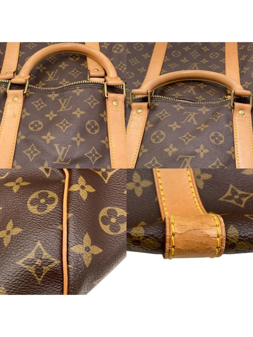 Louis Vuitton Keepall 60 Bandouliere Boston Bag Monogram Canvas - Picture 15 of 15